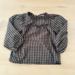 Crewcuts girls Checkered Top